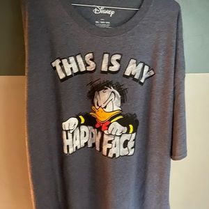 Disney Donald Duck this is my happy face T-shit